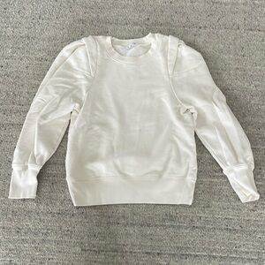 FRAME Pleated Panel Sweatshirt